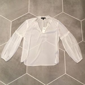 NWT Banana Republic sheer blouse